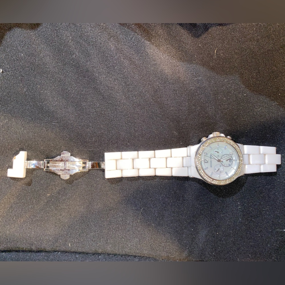 Michael Kors Bel Aire Chronograph Ceramic Ladies Watch